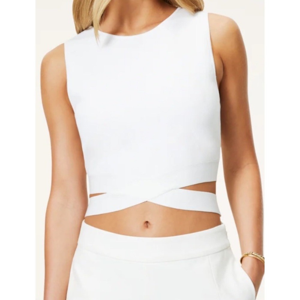 Ramy Brook Benson Mini Short Shirt Ivory $225 Medium BRAND NEW On Website